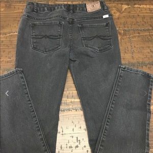 Girls Black Distressed Lucky Brand Jeans Size 14